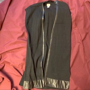 Chico’s long black vest